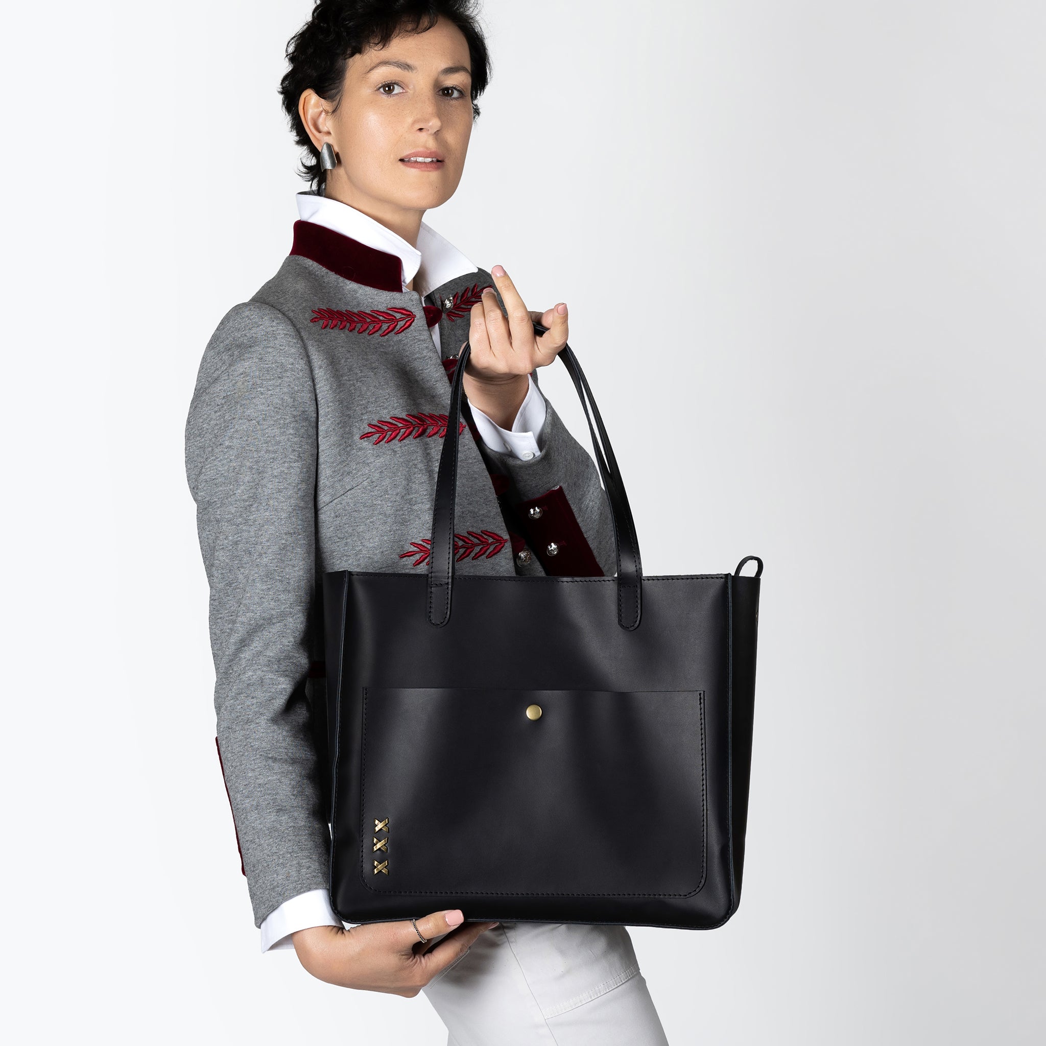 Handmade Leather Tote Laptop Bag For Women 13"and 14 inch. Laptops - Western
