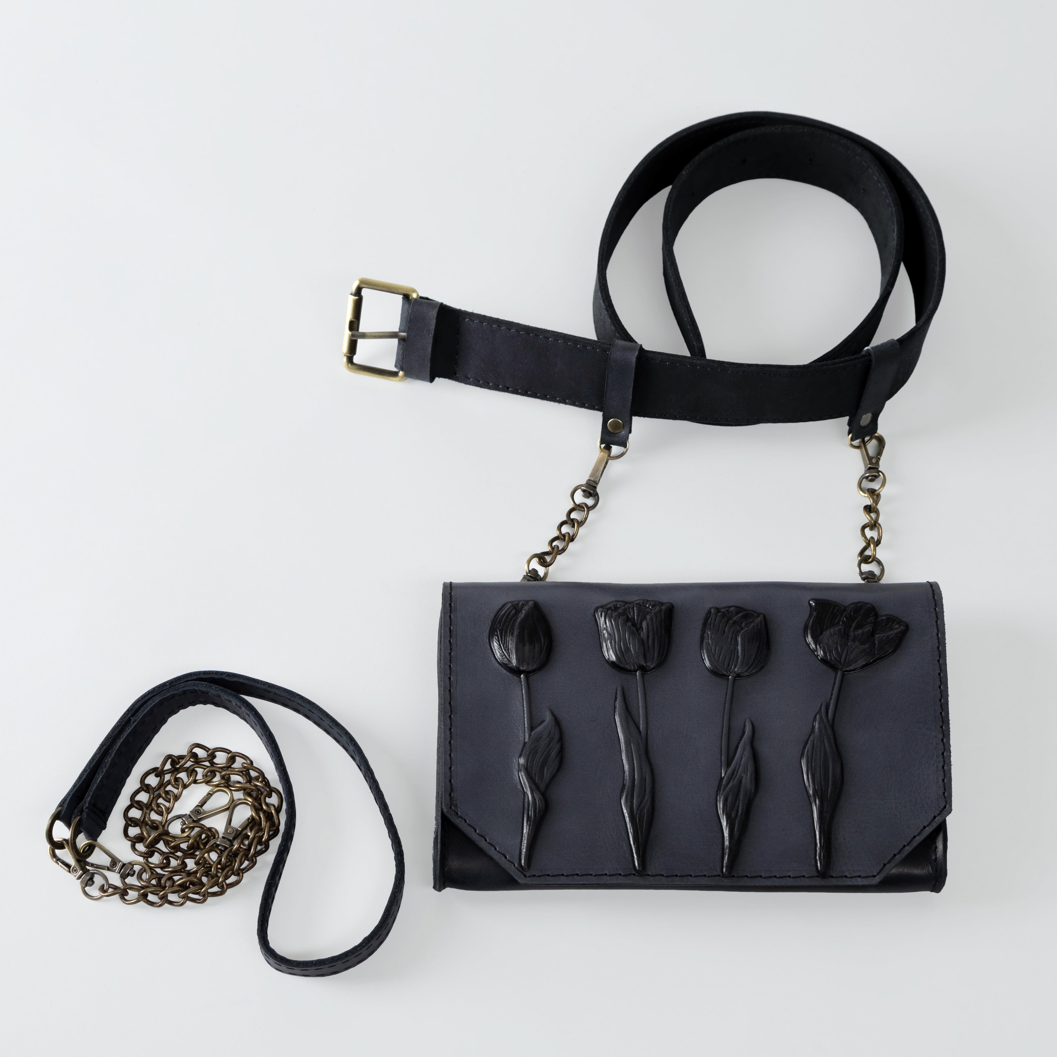 Tulip 3D Leather Bag Women's – Dutch Design Tulips