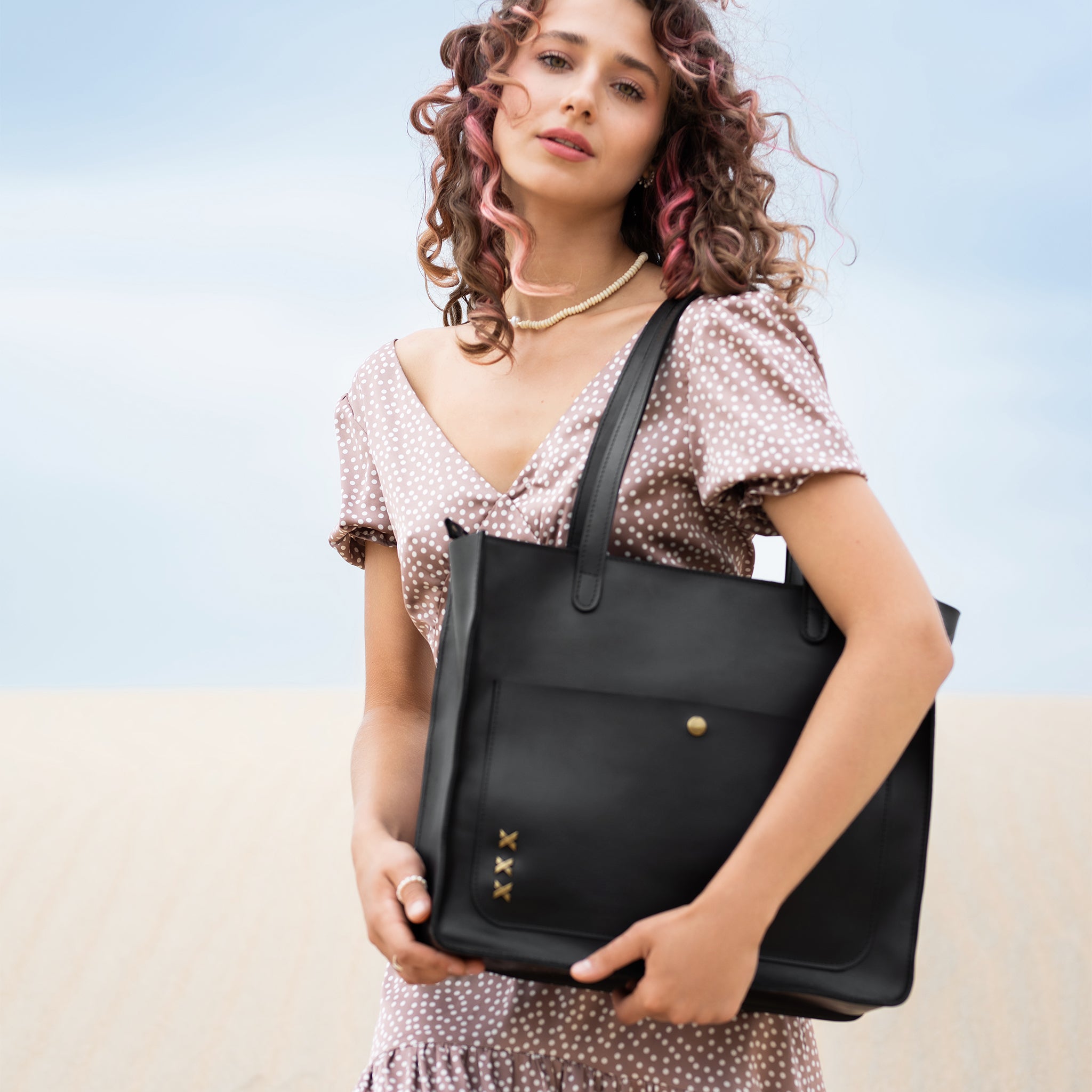 Handmade Leather Tote Laptop Bag For Women 13"and 14 inch. Laptops - Western