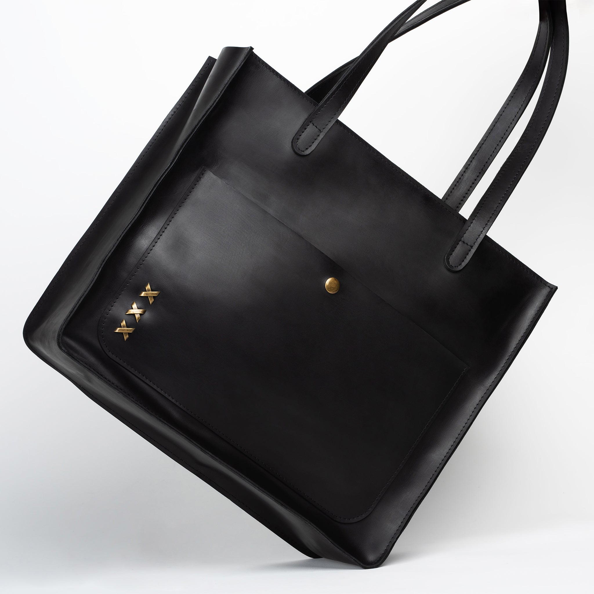 Handmade Leather Tote Laptop Bag For Women 13"and 14 inch. Laptops - Western