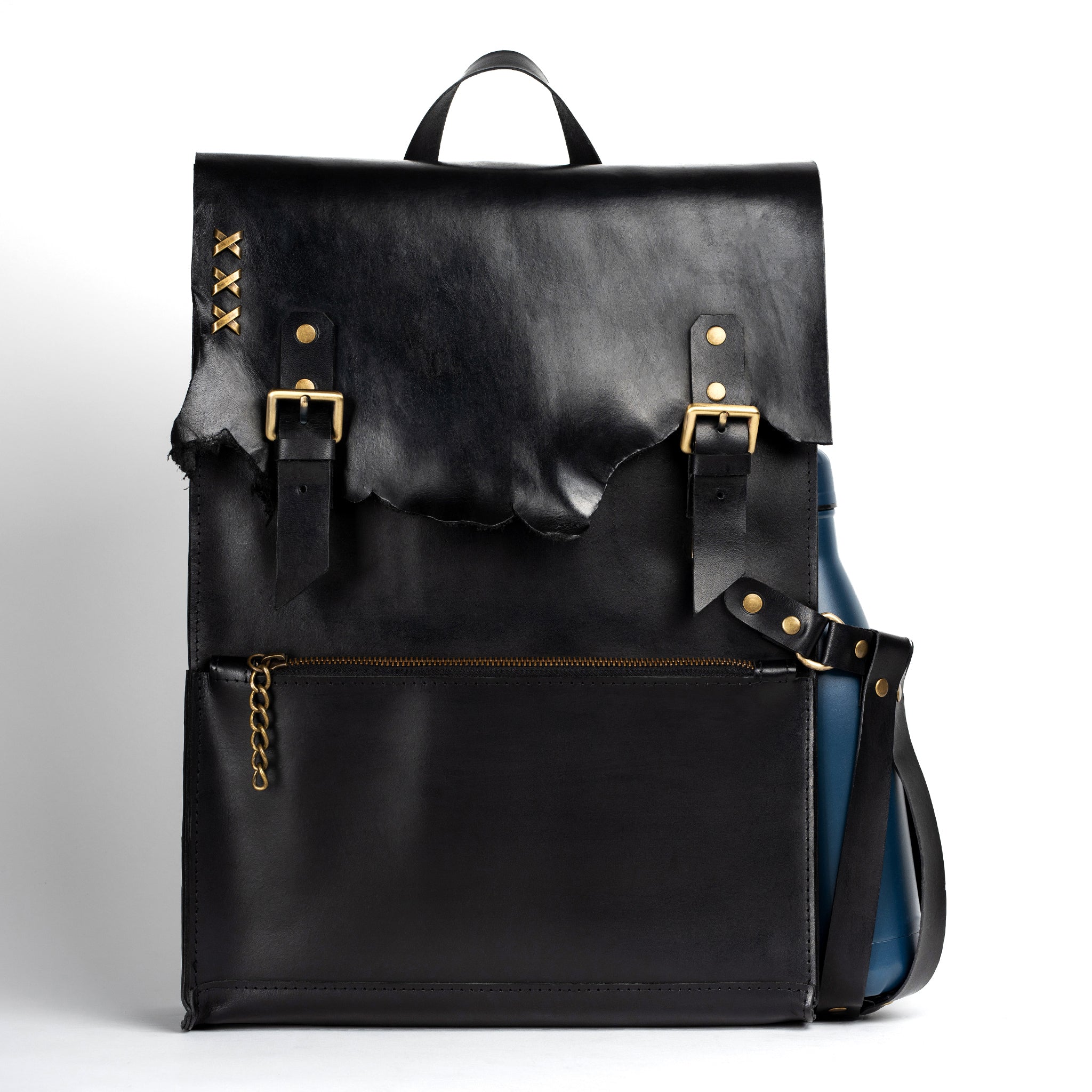 Men's Handcrafting Leather Backpack - 13", 14", 15" and 16" inch. laptops- Wild Spirit
