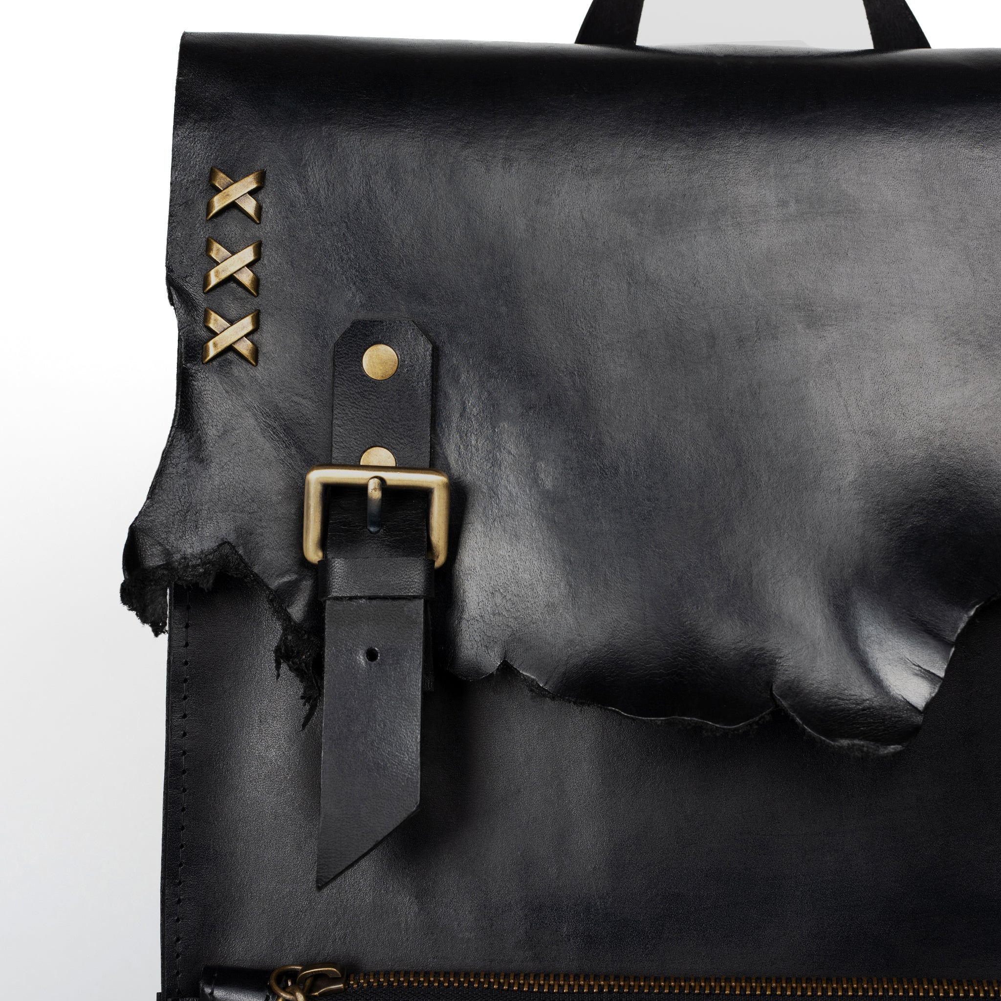 Men's Handcrafting Leather Backpack - 13", 14", 15" and 16" inch. laptops- Wild Spirit