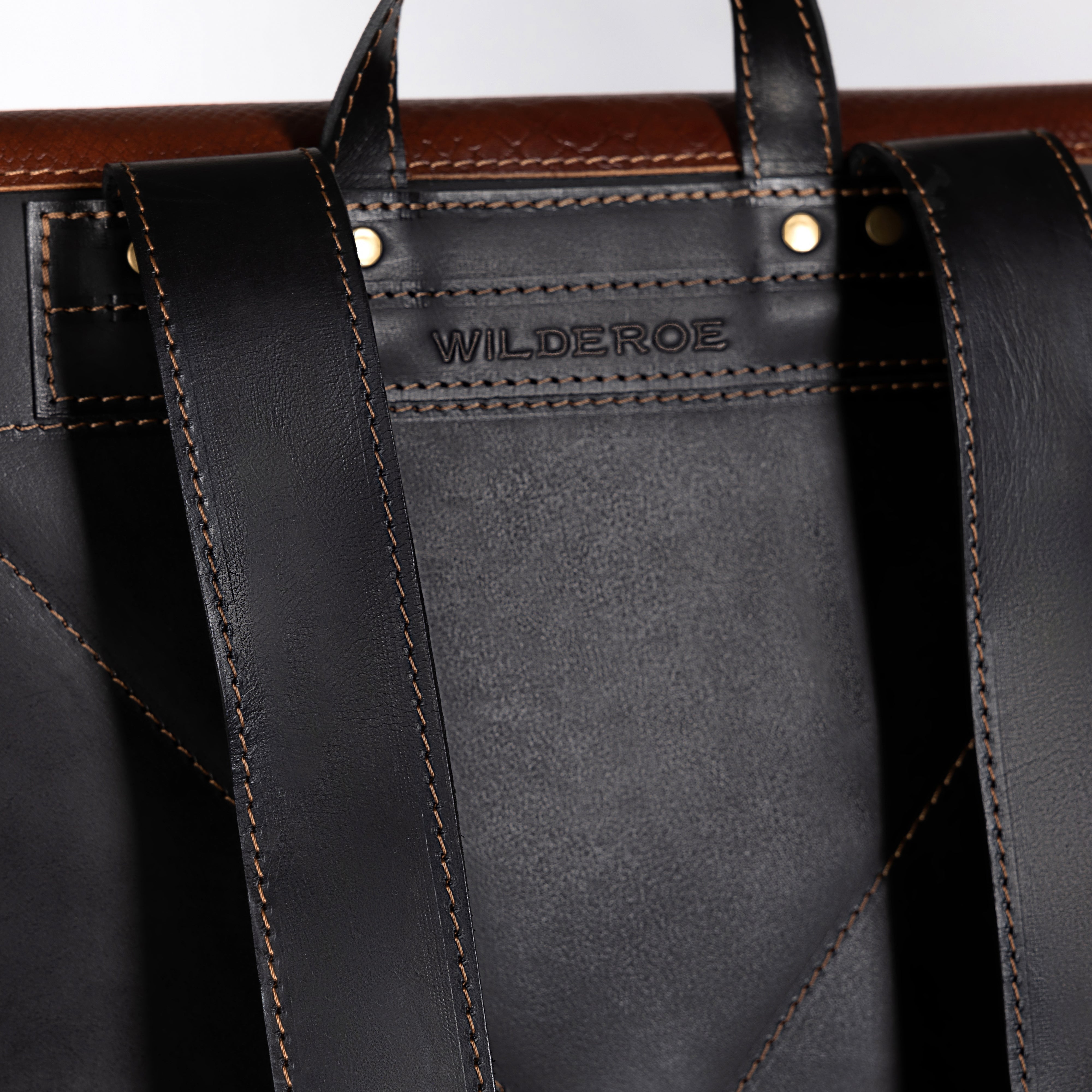 Men's Leather Classic Backpack - 13", 14", 15" and 16" inch. laptops