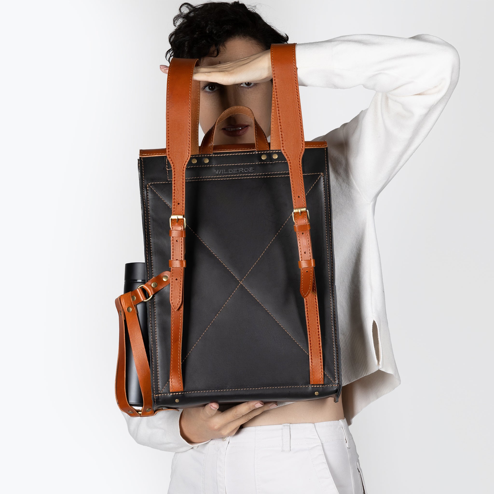 Women's Handcrafting Leather Backpack - Classic Spirit 13", 14", 15" and 16" inch. laptops