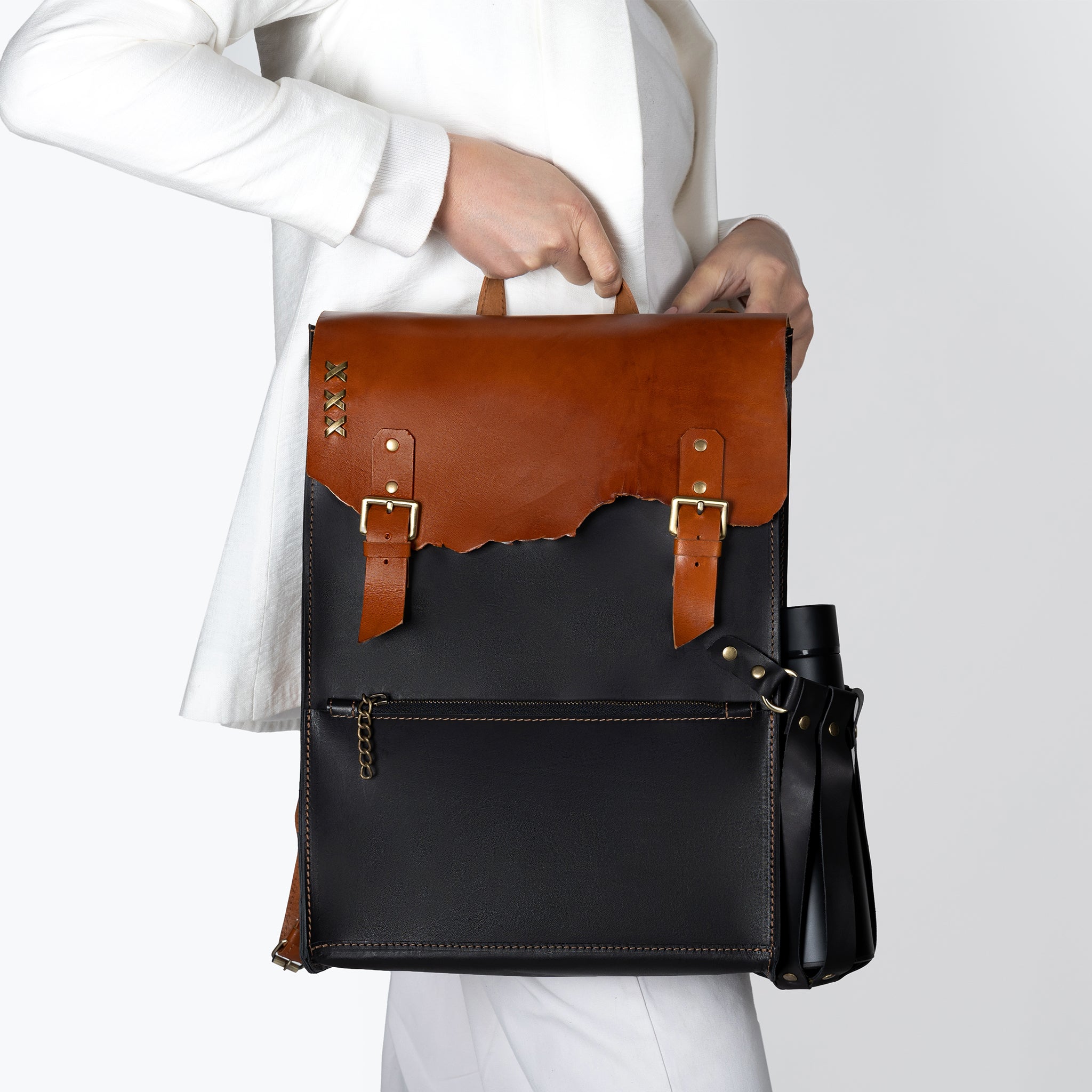 Women's Handcrafting Leather Backpack- 13", 14", 15" and 16" inch. laptops- Wild Spirit
