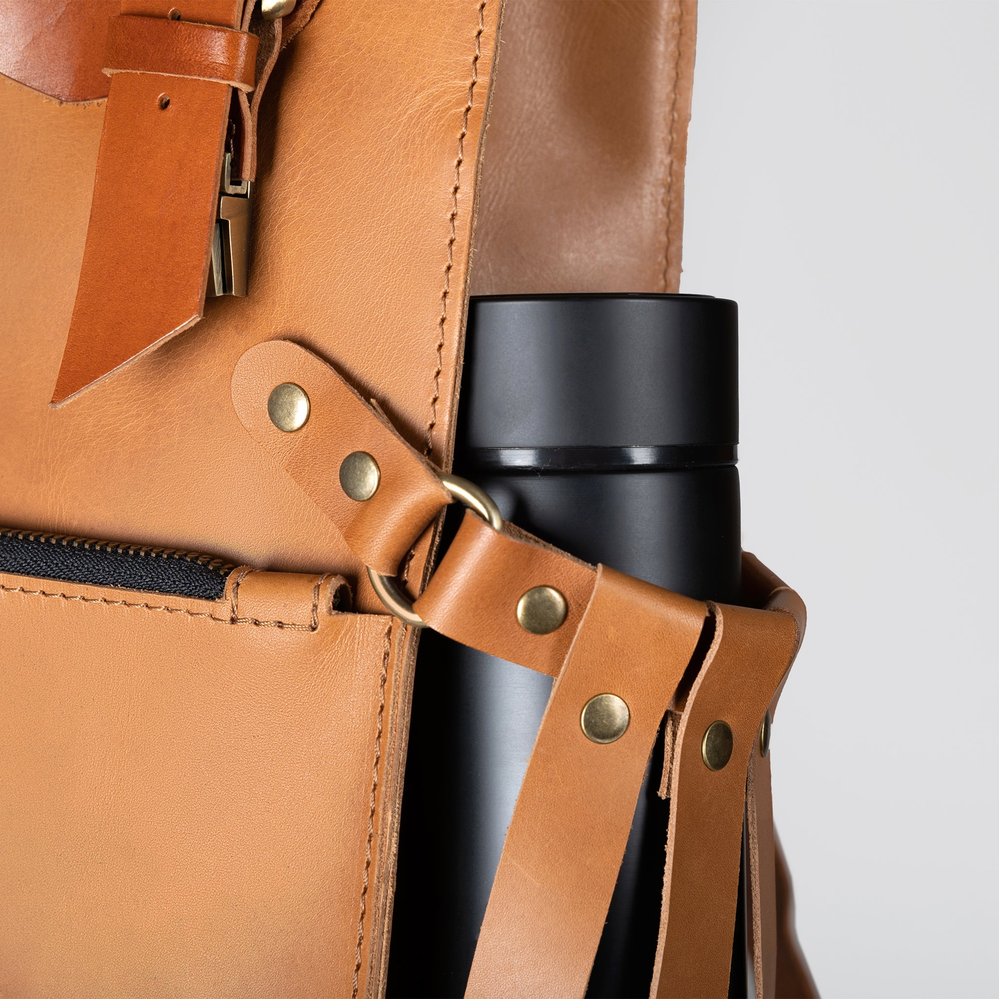 Men's Handcrafting Leather Backpack - 13", 14", 15" and 16" inch. laptops- Wild Spirit