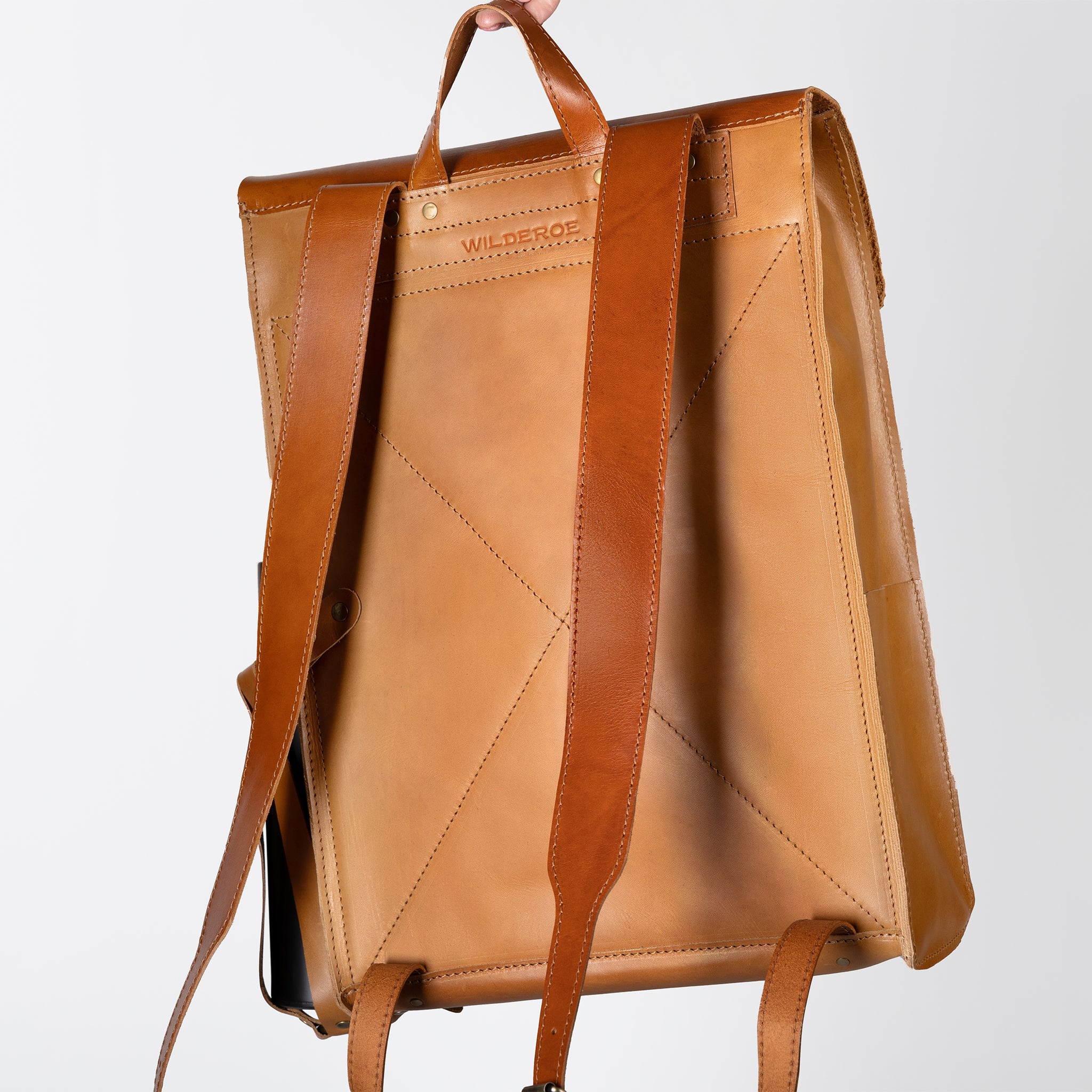 Men's Handcrafting Leather Backpack - 13", 14", 15" and 16" inch. laptops- Wild Spirit