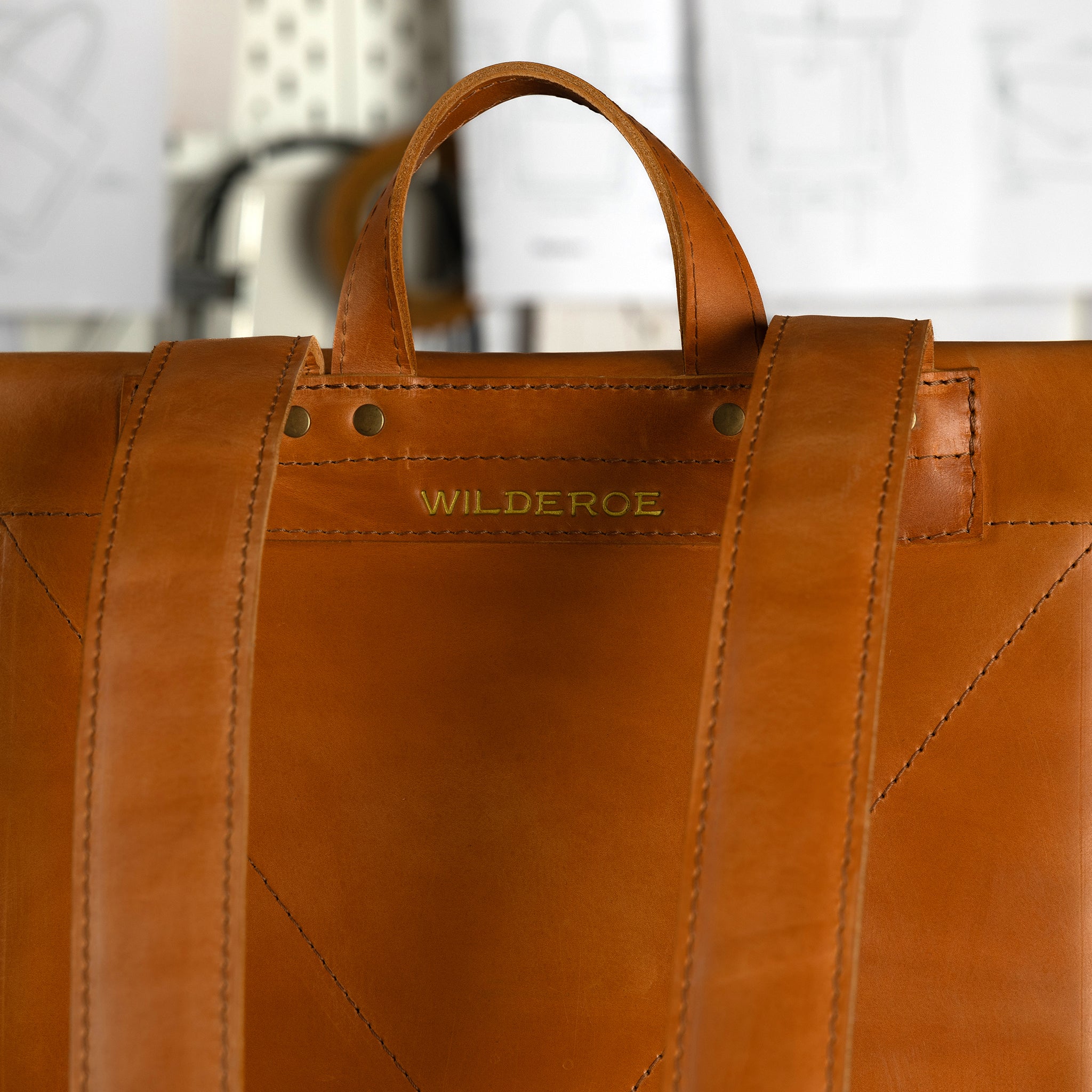 Roll-top Handcrafting Leather Women's Backpack - Forester 13", 14", 15" and 16" inch laptops