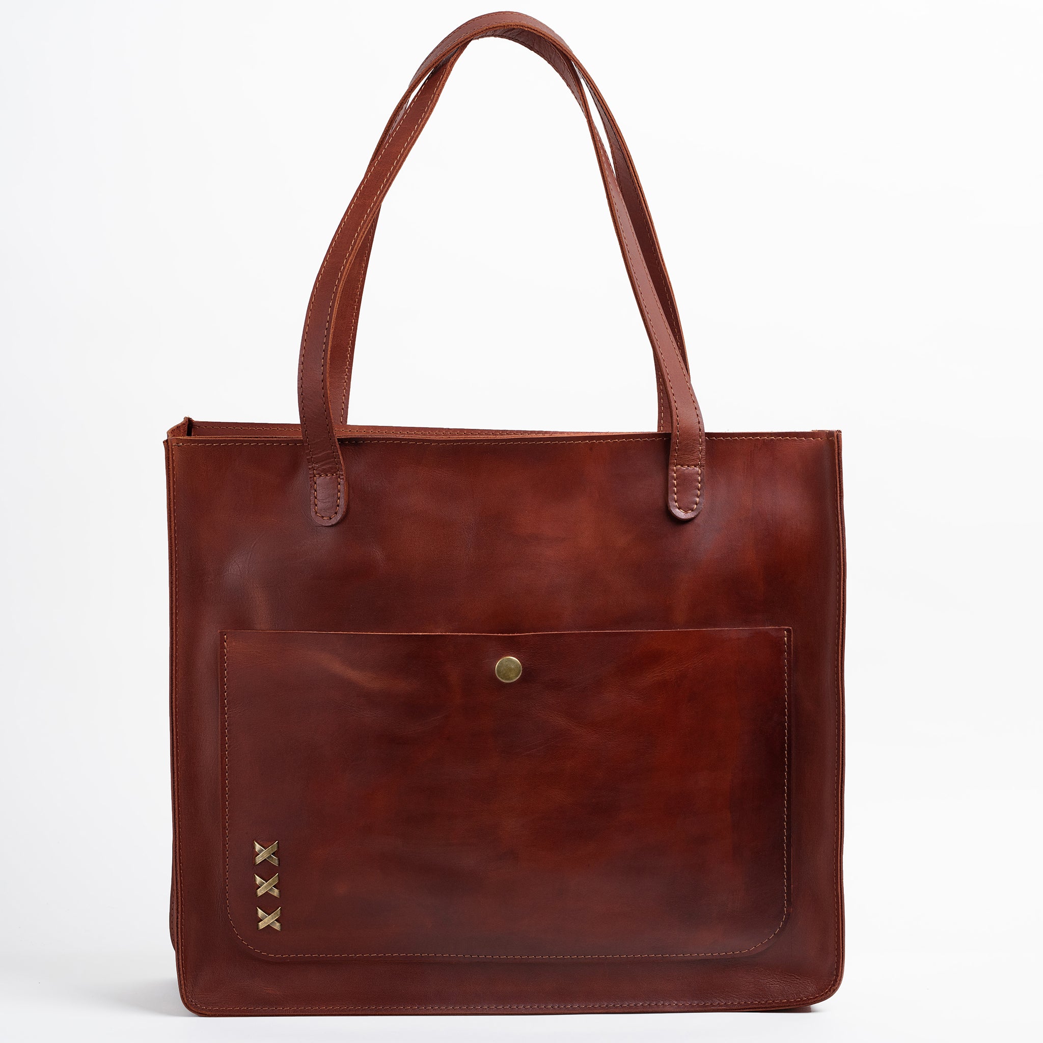 Handmade Leather Tote Laptop Bag For Women 13"and 14 inch. Laptops - Western
