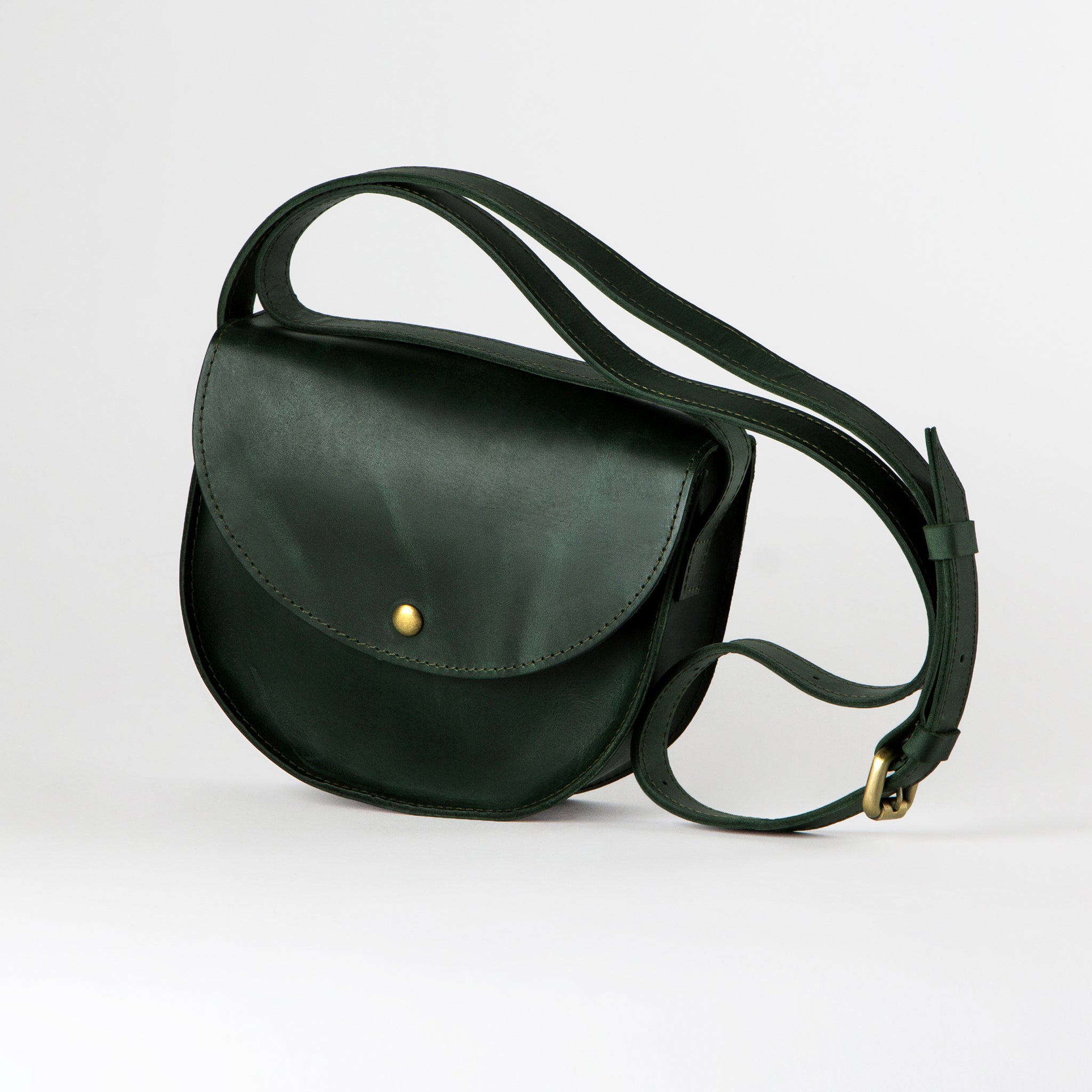 Saddle Leather Handmade Bag ,Crossbody bag for Women - Classy Wood