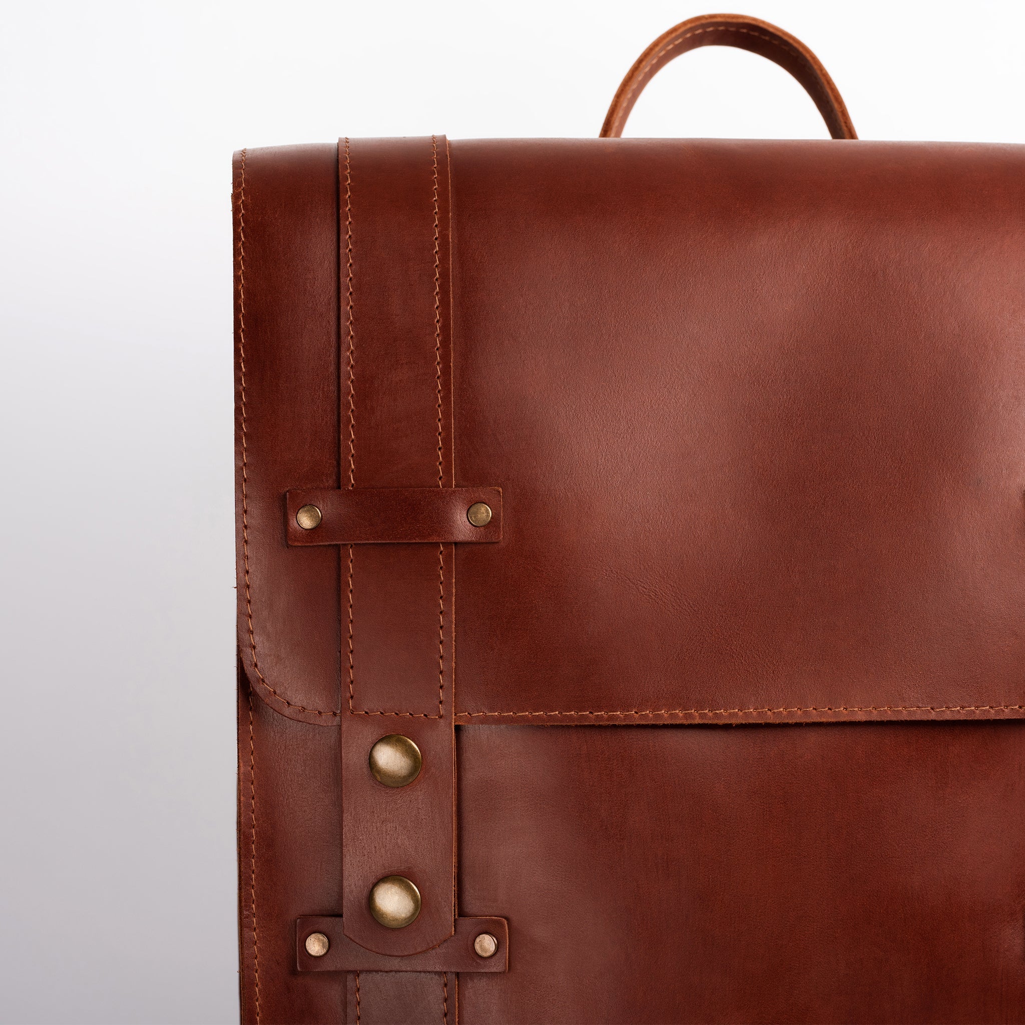 Men's Handcrafting Leather Backpack -Storyteller 13", 14", 15" and 16" inch. laptops