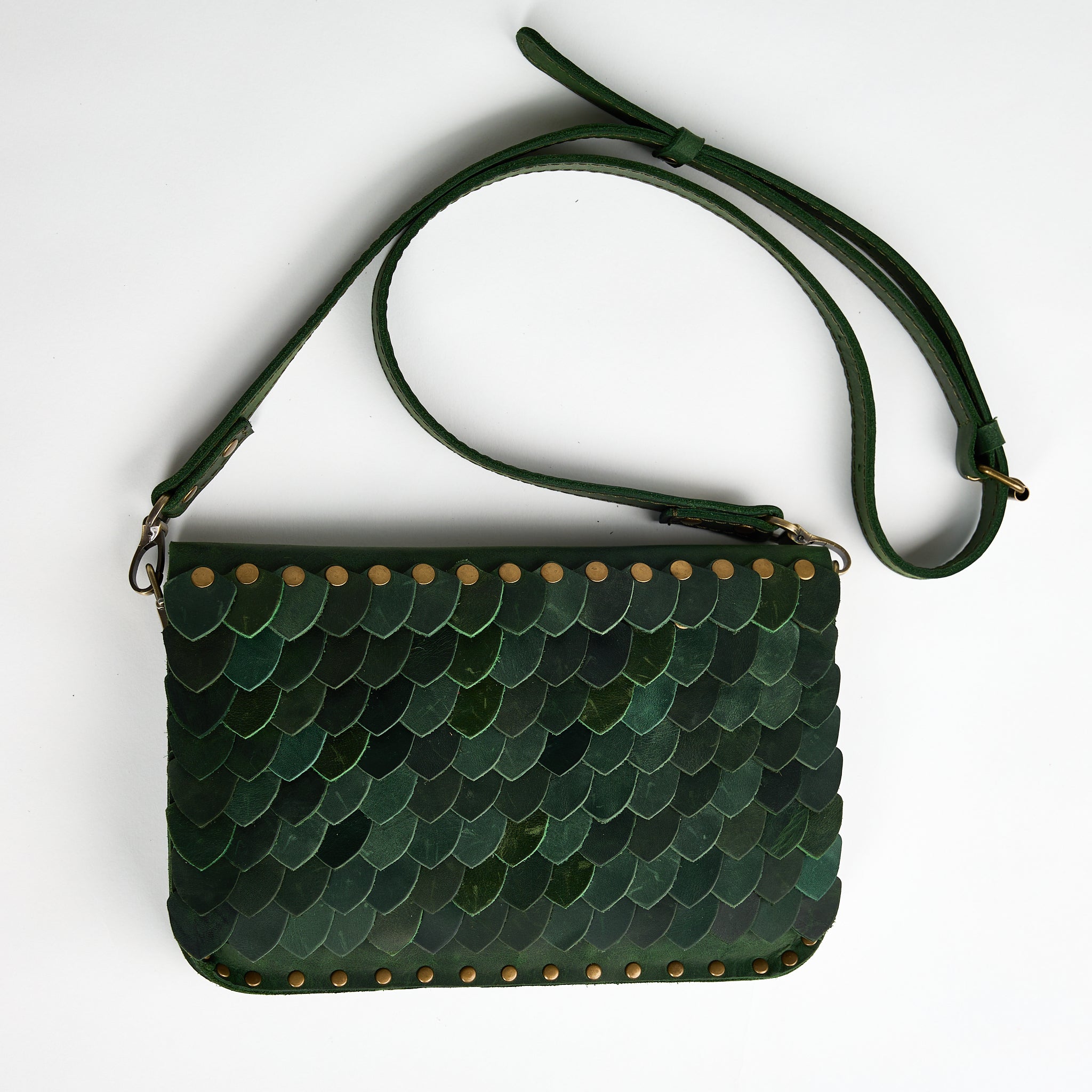 Designer Leather Crossbody bag For Women - Dragon Skin