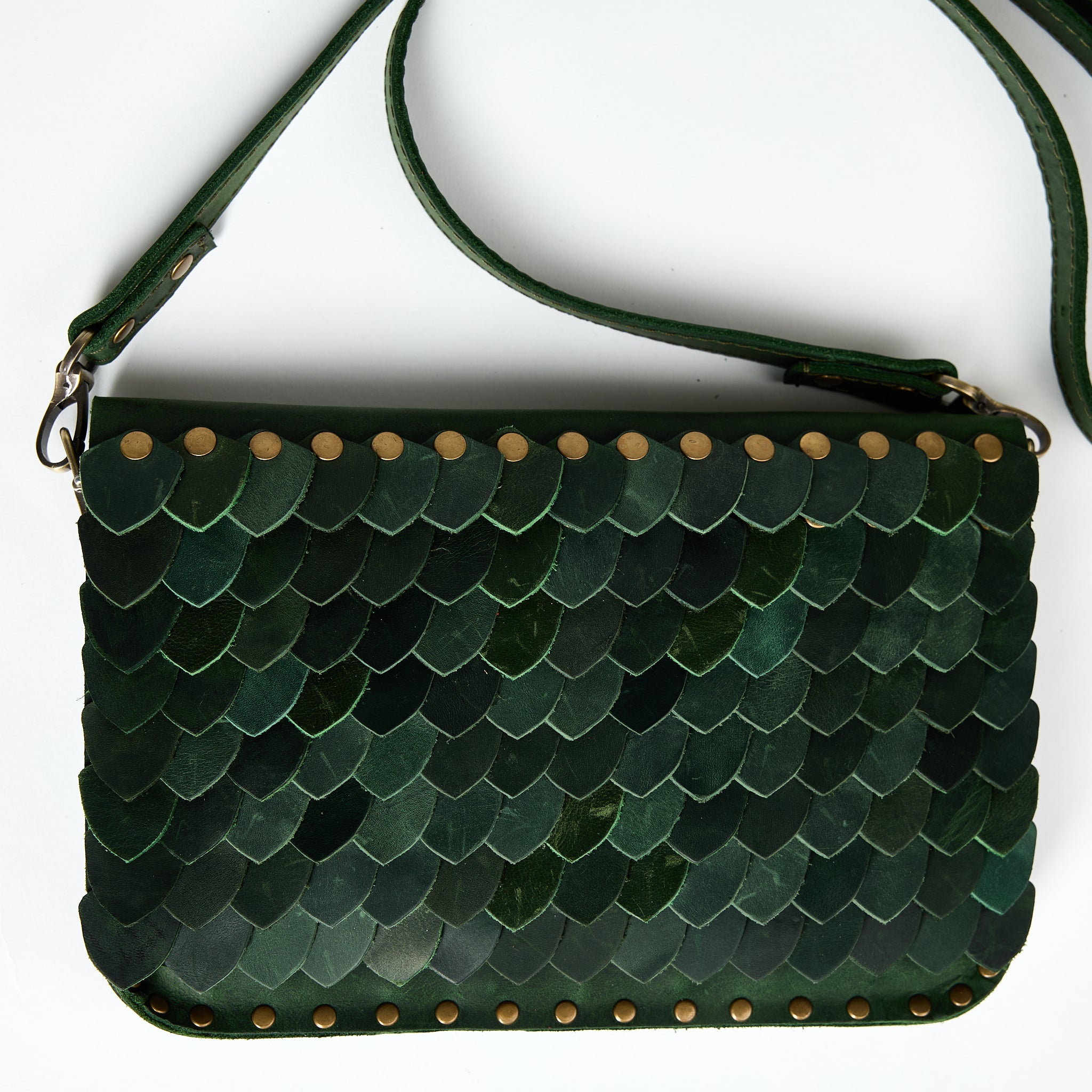 Designer Leather Crossbody bag For Women - Dragon Skin