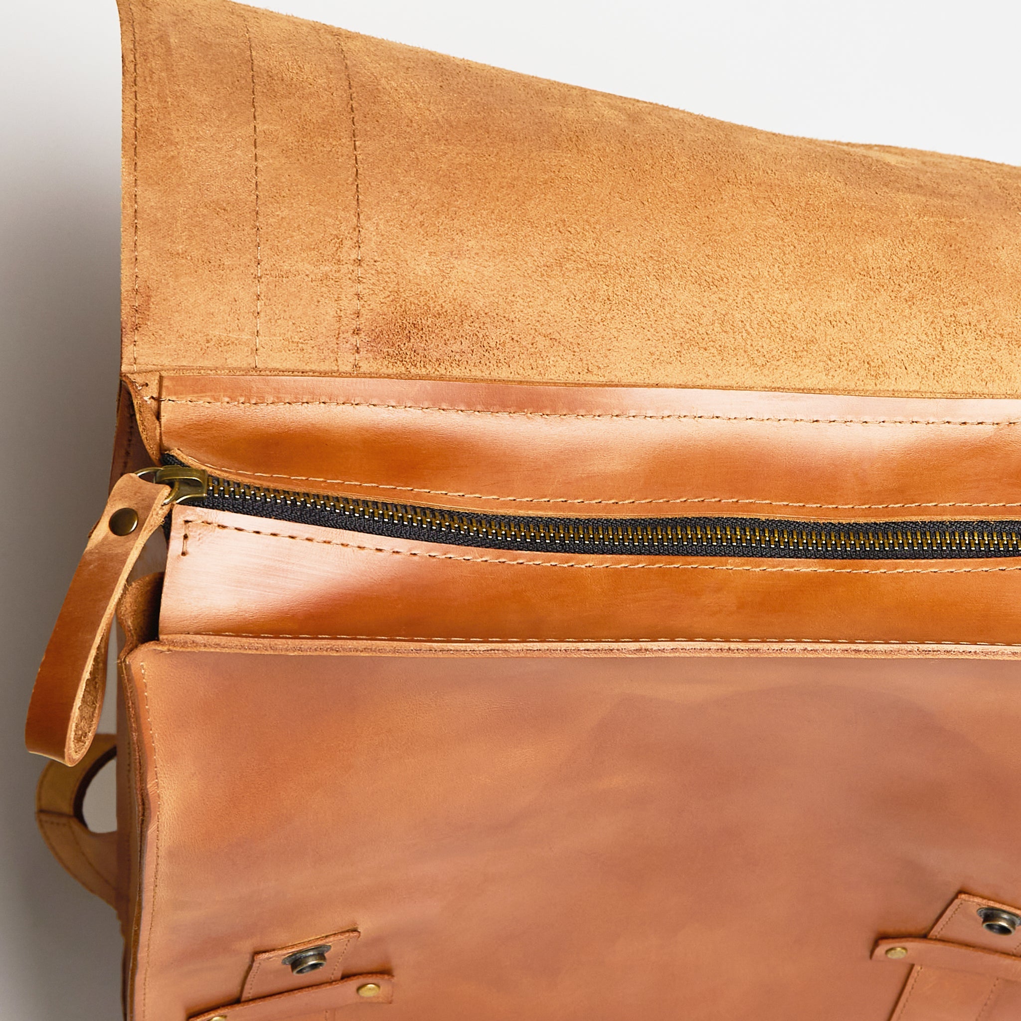 Men's Handcrafting Leather Backpack -Storyteller 13", 14", 15" and 16" inch. laptops