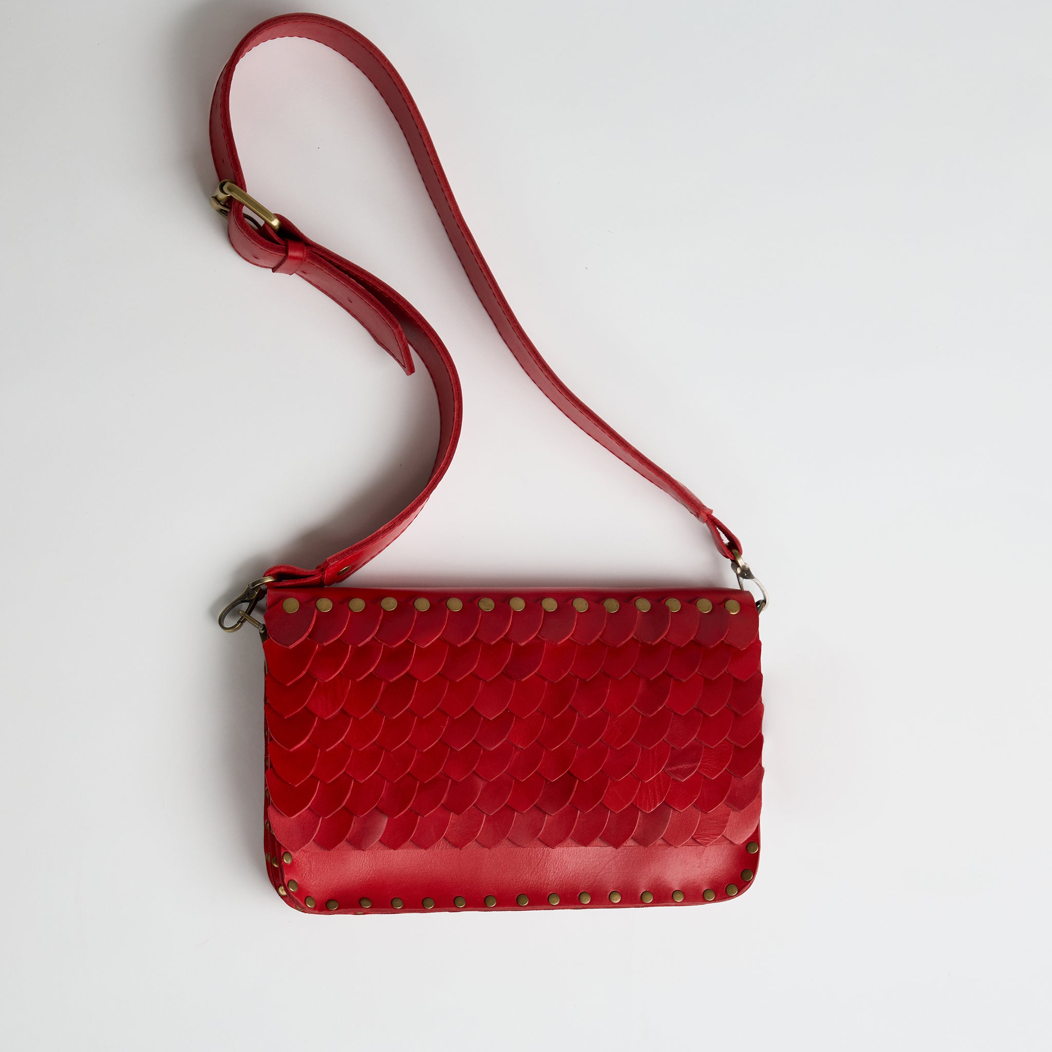 Designer Leather Crossbody bag For Women - Dragon Skin