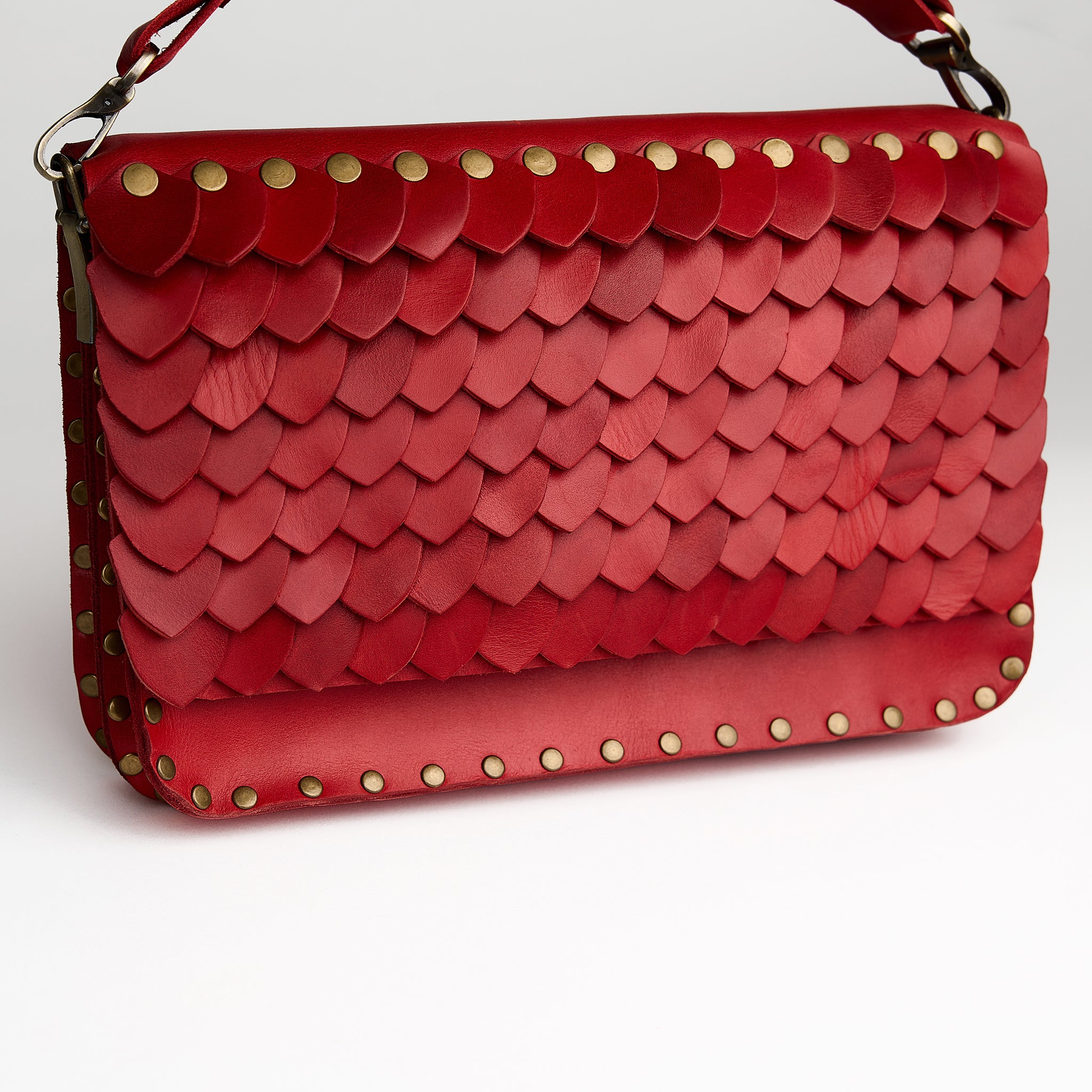 Designer Leather Crossbody bag For Women - Dragon Skin
