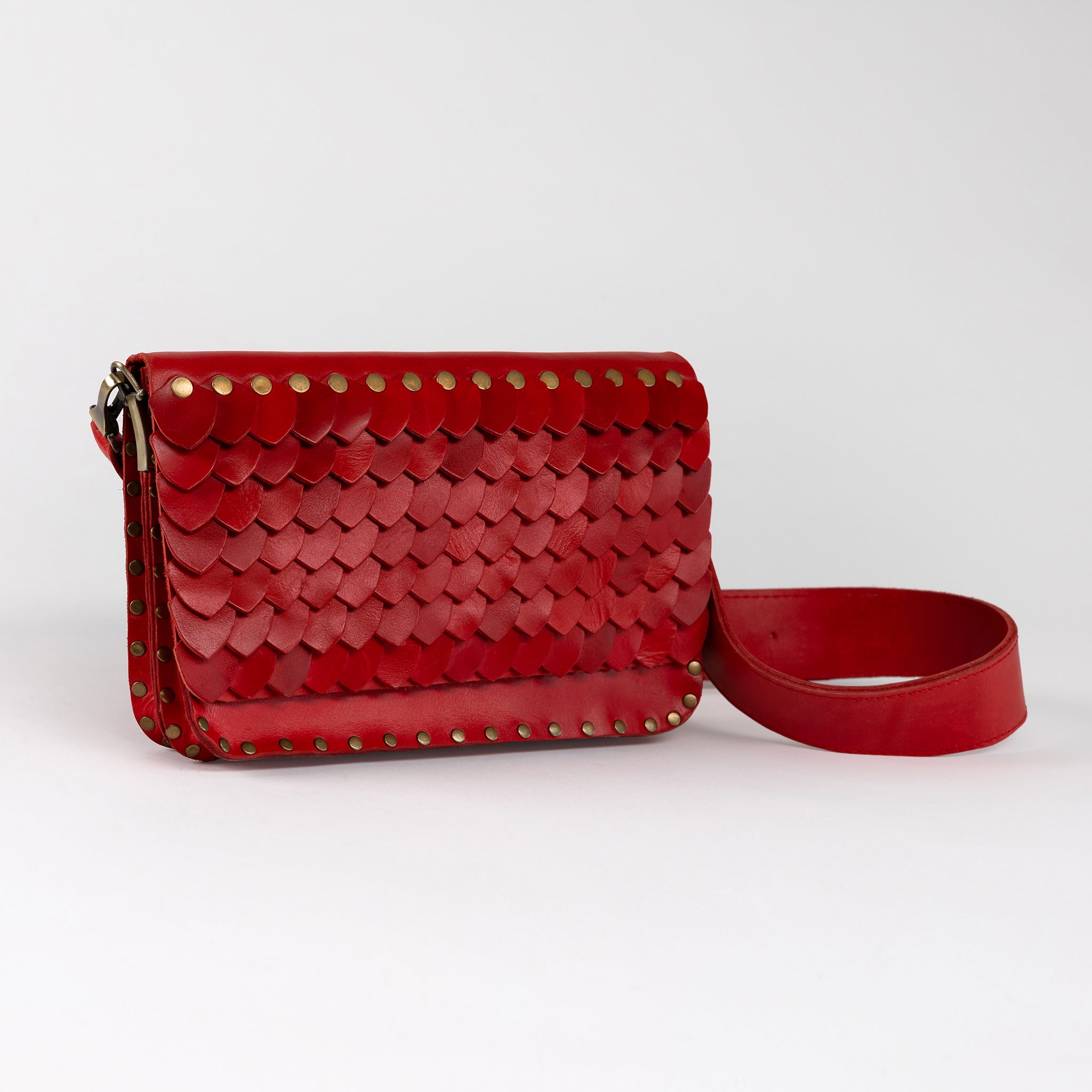 Designer Leather Crossbody bag For Women - Dragon Skin