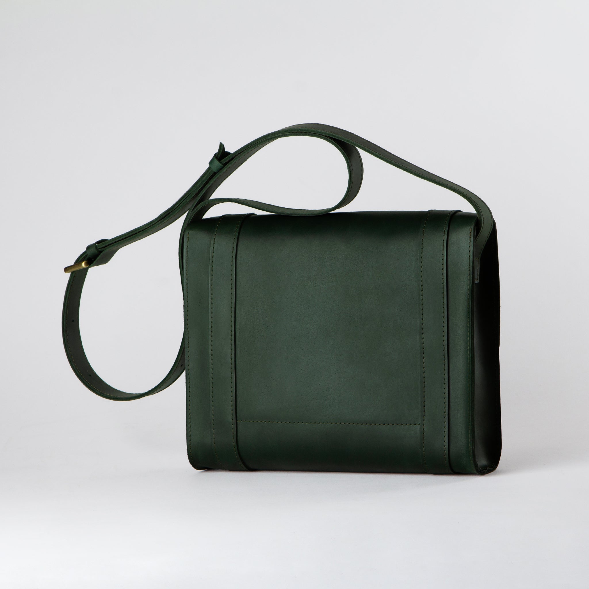 Handmade Leather Satchel Bag Crossbody Bag Women - Vintage wood