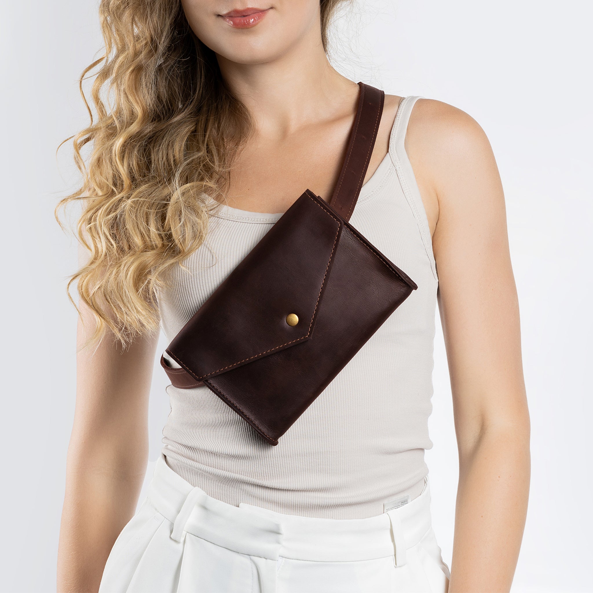 Handmade Leather Crossbody Bag & Waist bag - Fanny pack Nomad