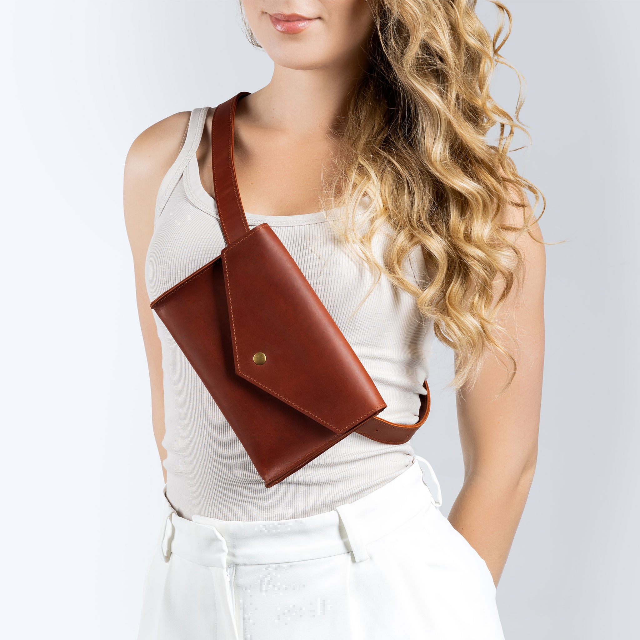 Handmade Leather Crossbody Bag & Waist bag - Fanny pack Nomad