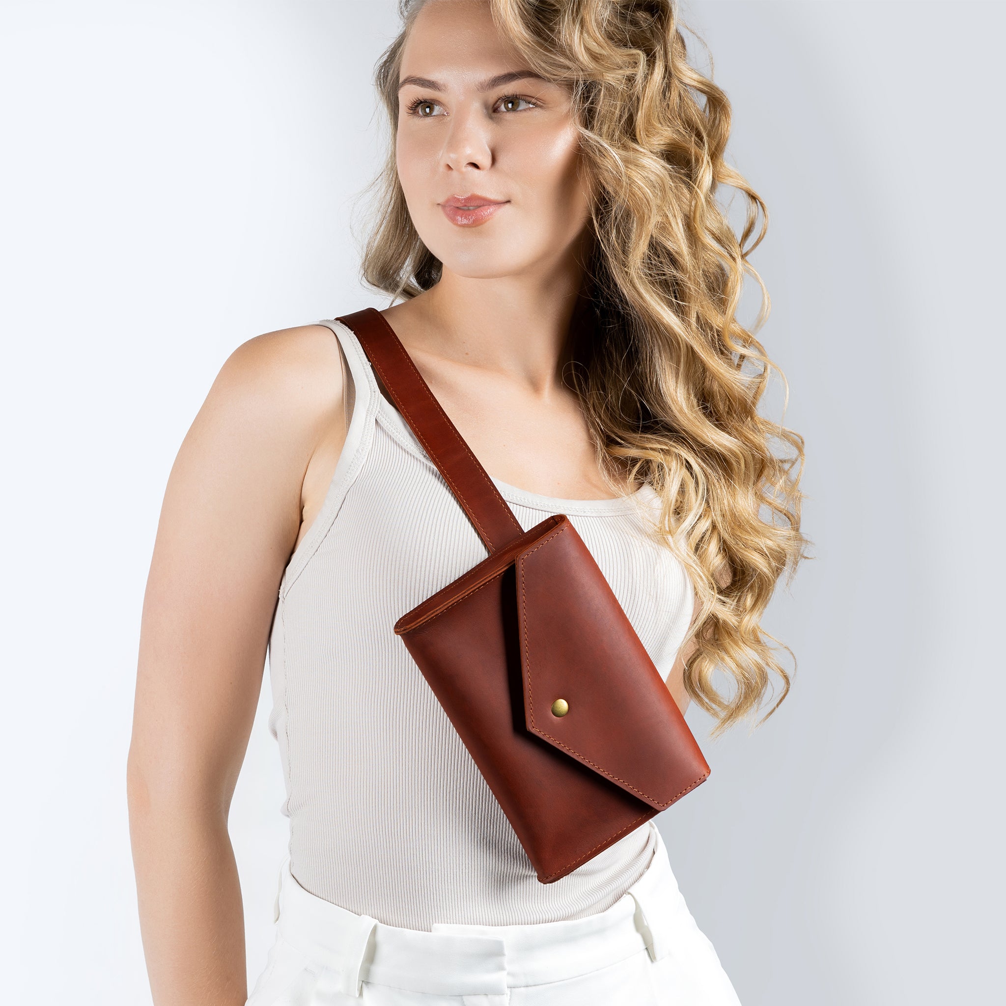 Handmade Leather Crossbody Bag & Waist bag - Fanny pack Nomad