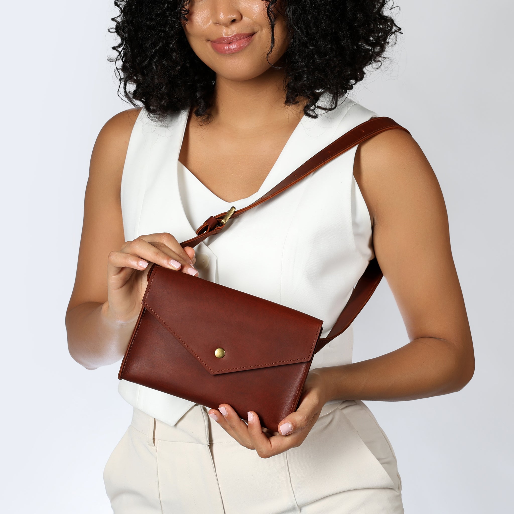 Handmade Leather Crossbody Bag & Waist bag - Fanny pack Nomad