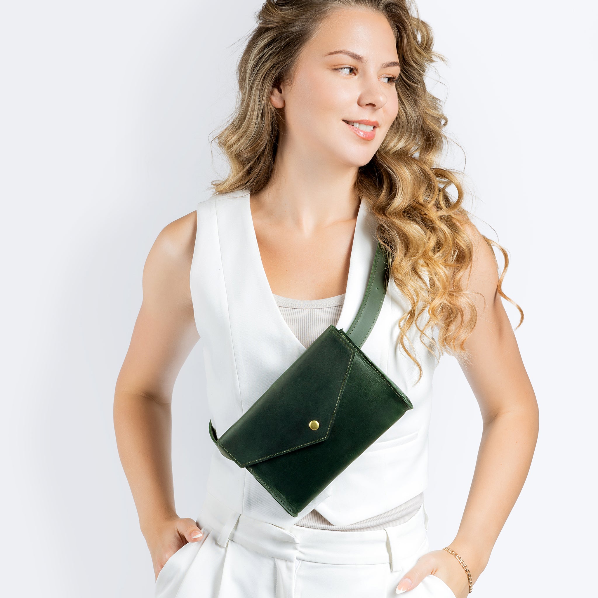 Handmade Leather Crossbody Bag & Waist bag - Fanny pack Nomad