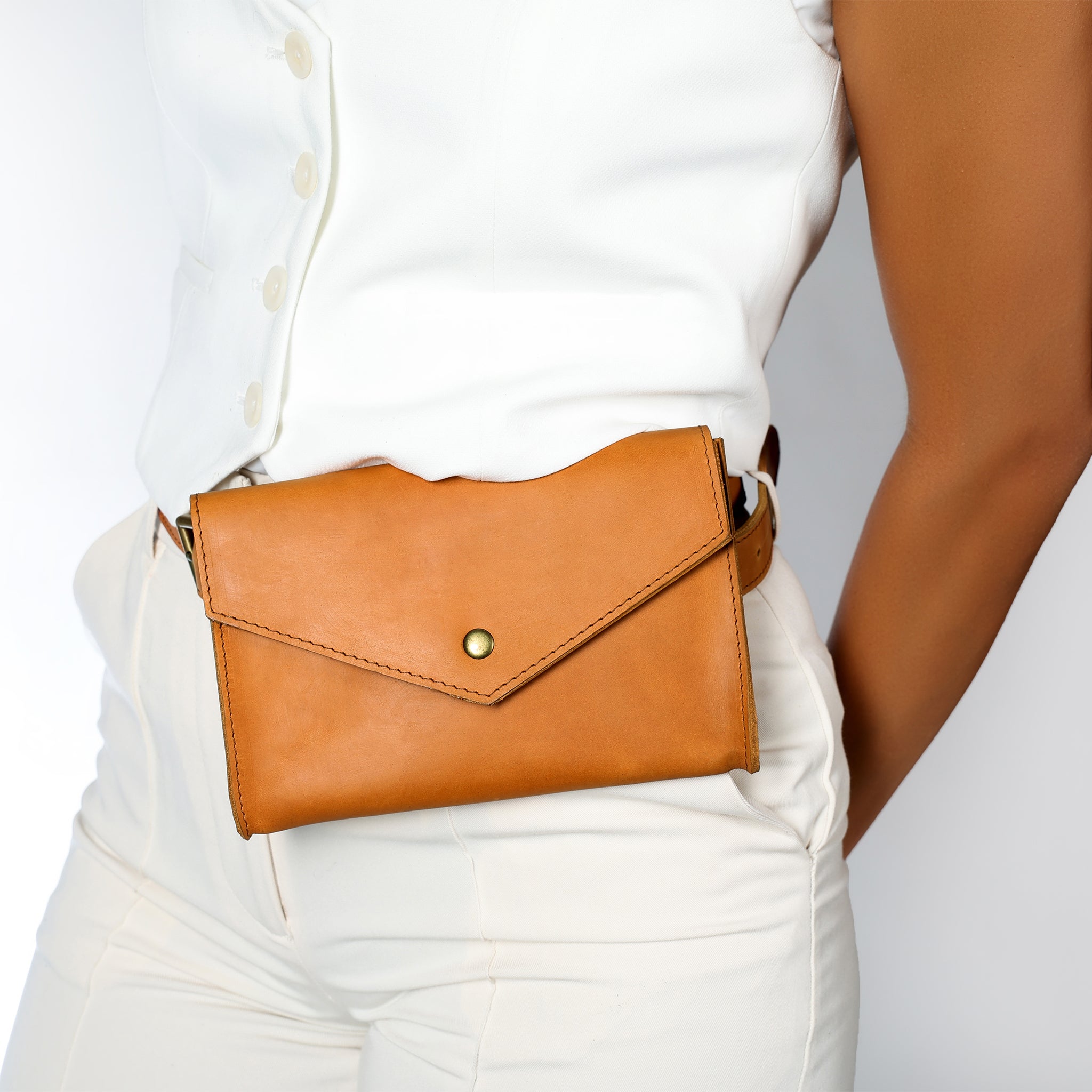 Handmade Leather Crossbody Bag & Waist bag - Fanny pack Nomad