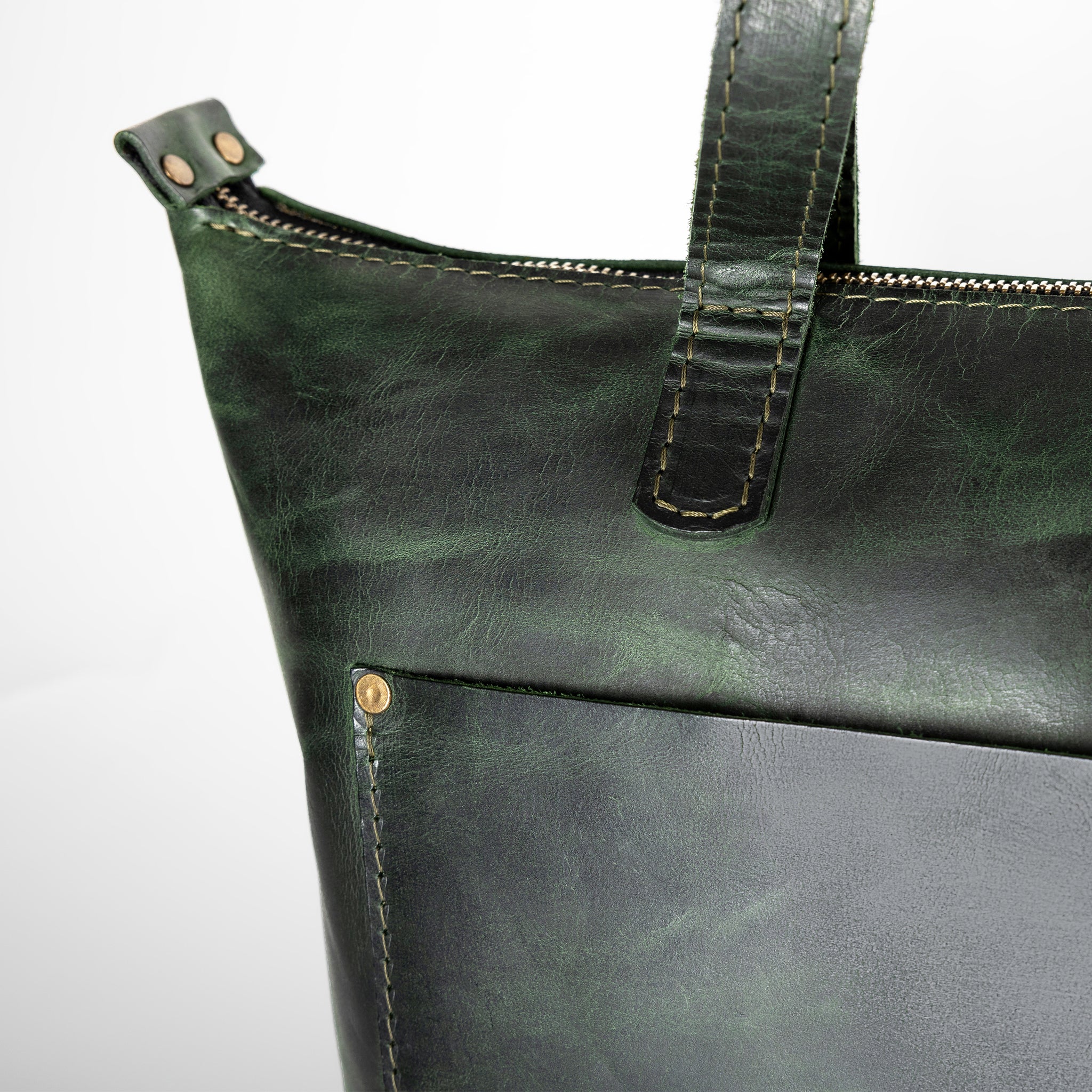 Handmade Leather Tote, Large Women Shopper - Essentials