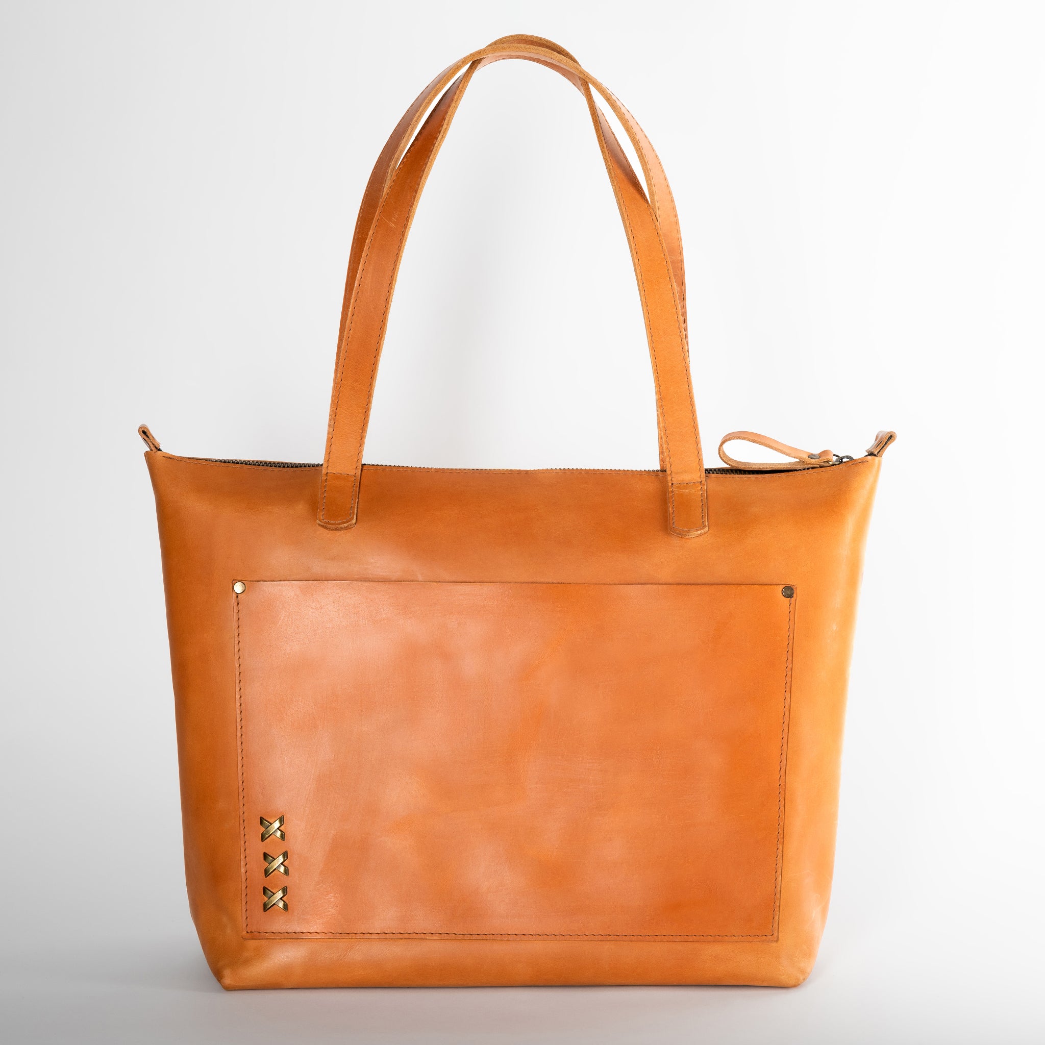 Handmade Leather Tote, Large Women Shopper - Essentials