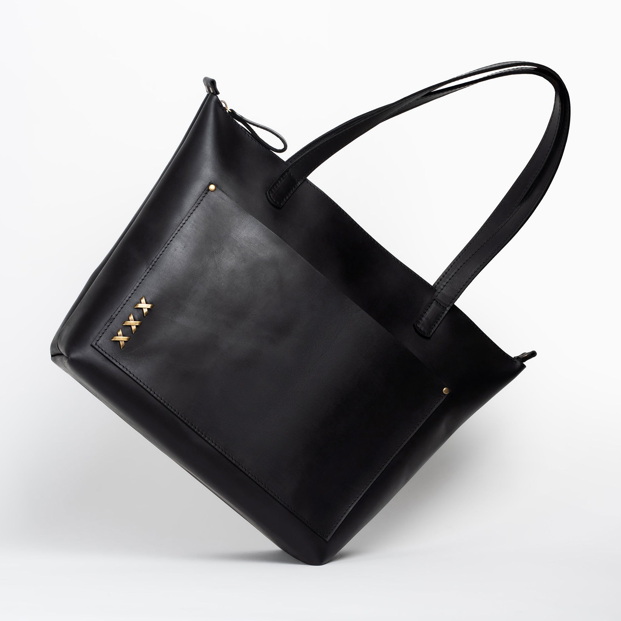 Handmade Leather Tote, Large Women Shopper - Essentials