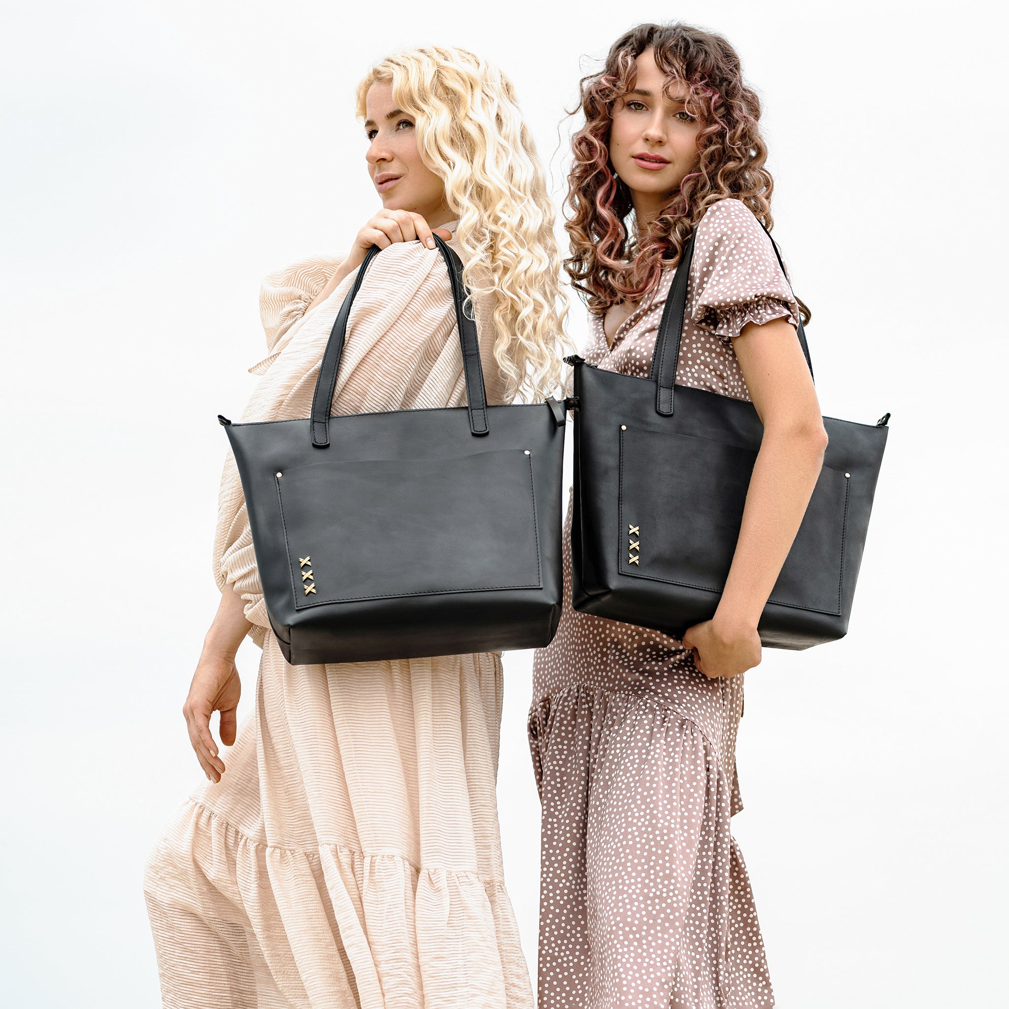 Handmade Leather Tote, Large Women Shopper - Essentials
