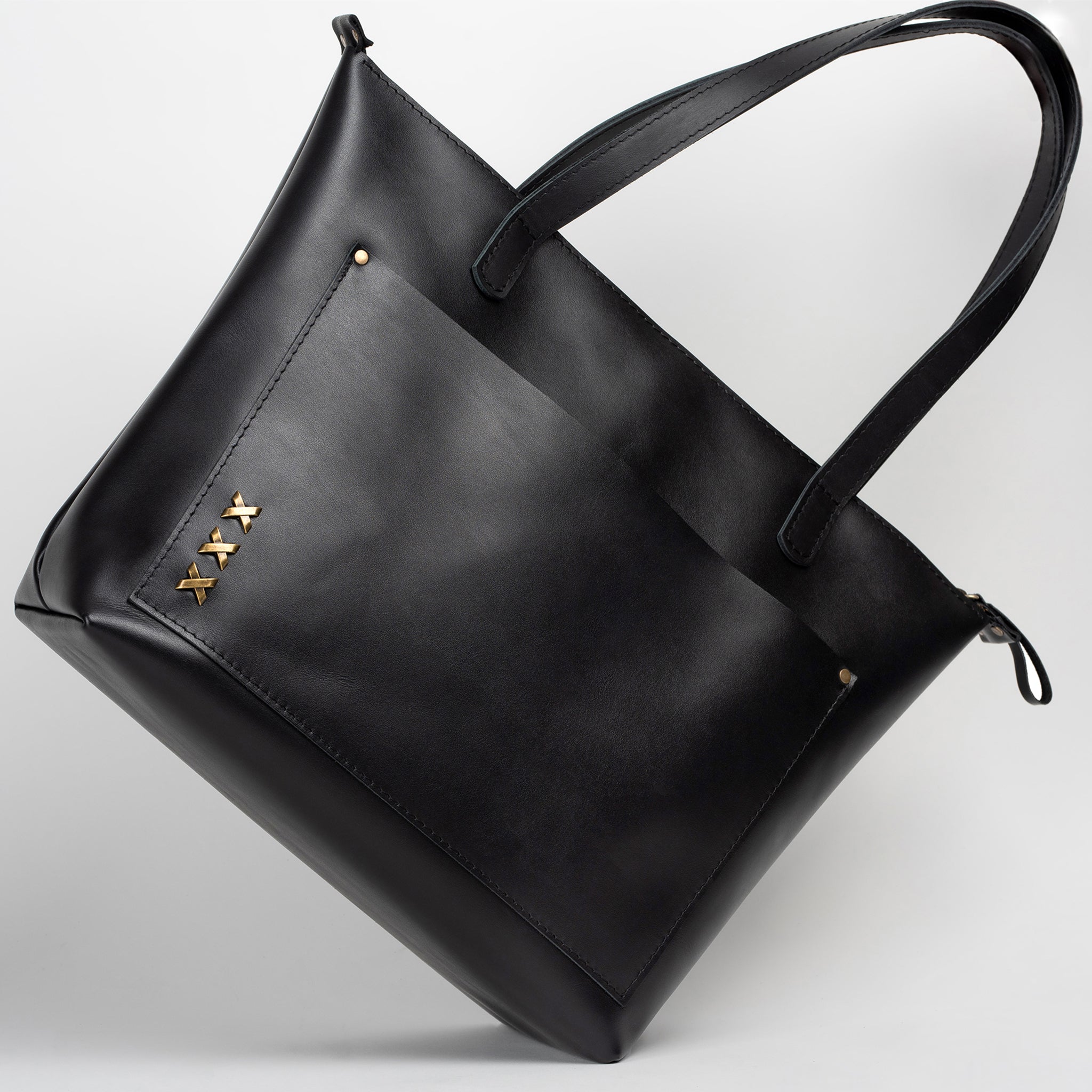 Handmade Leather Tote, Large Women Shopper - Essentials