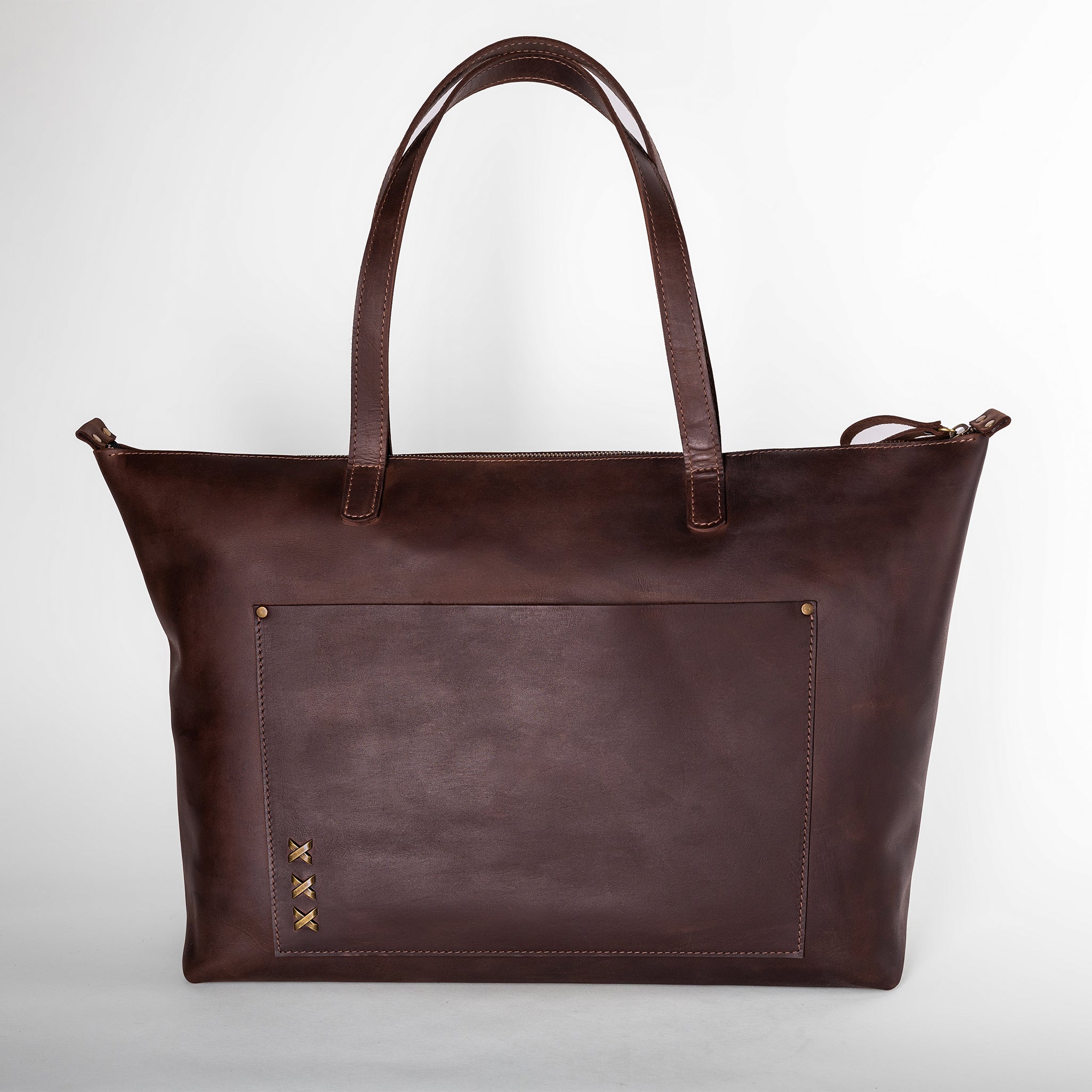 Handmade Leather Tote, Large Women Shopper - Essentials