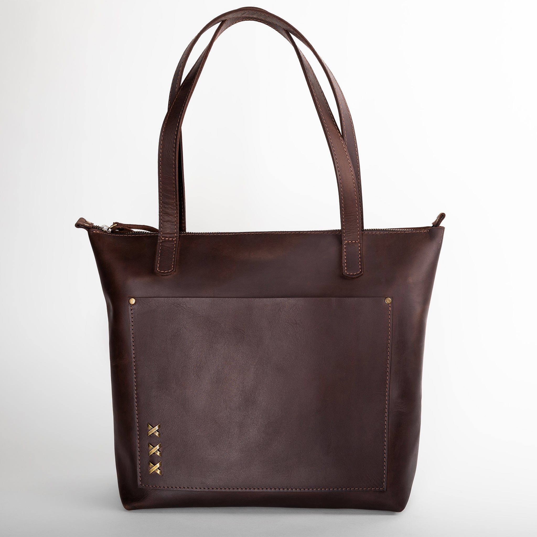 Handmade Leather Tote, Large Women Shopper - Essentials