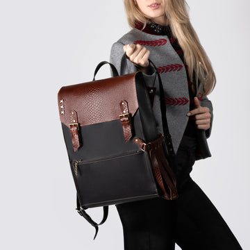 Women's Handcrafting Leather Backpack