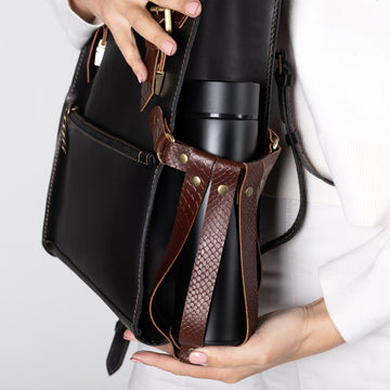Women's Handcrafting Leather Backpack - Classic Spirit 13", 14", 15" a